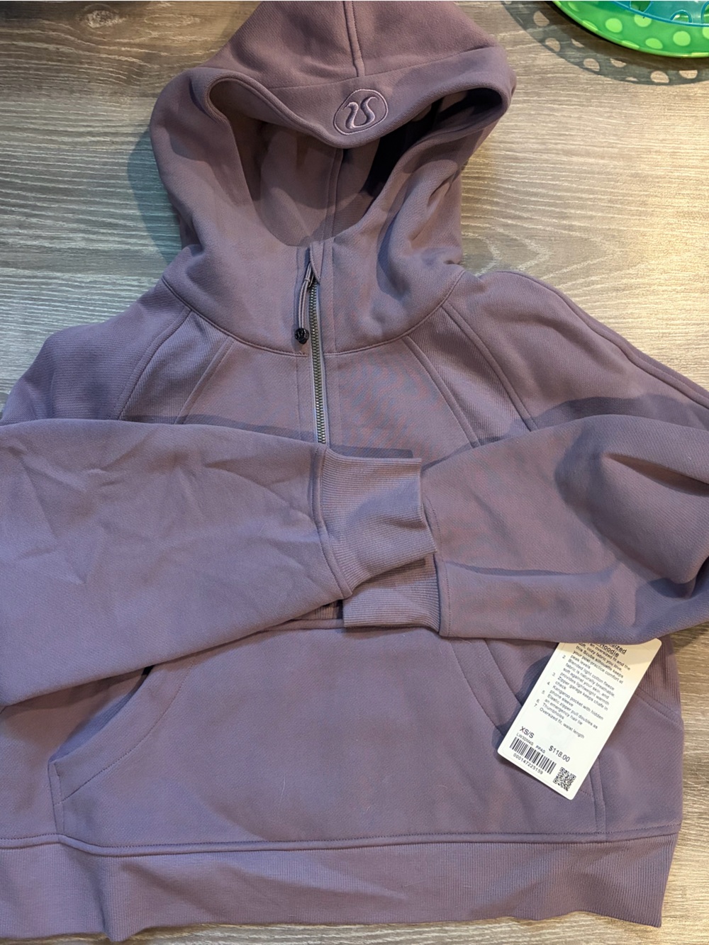 Lululemon scuba oversized half zip hoodie